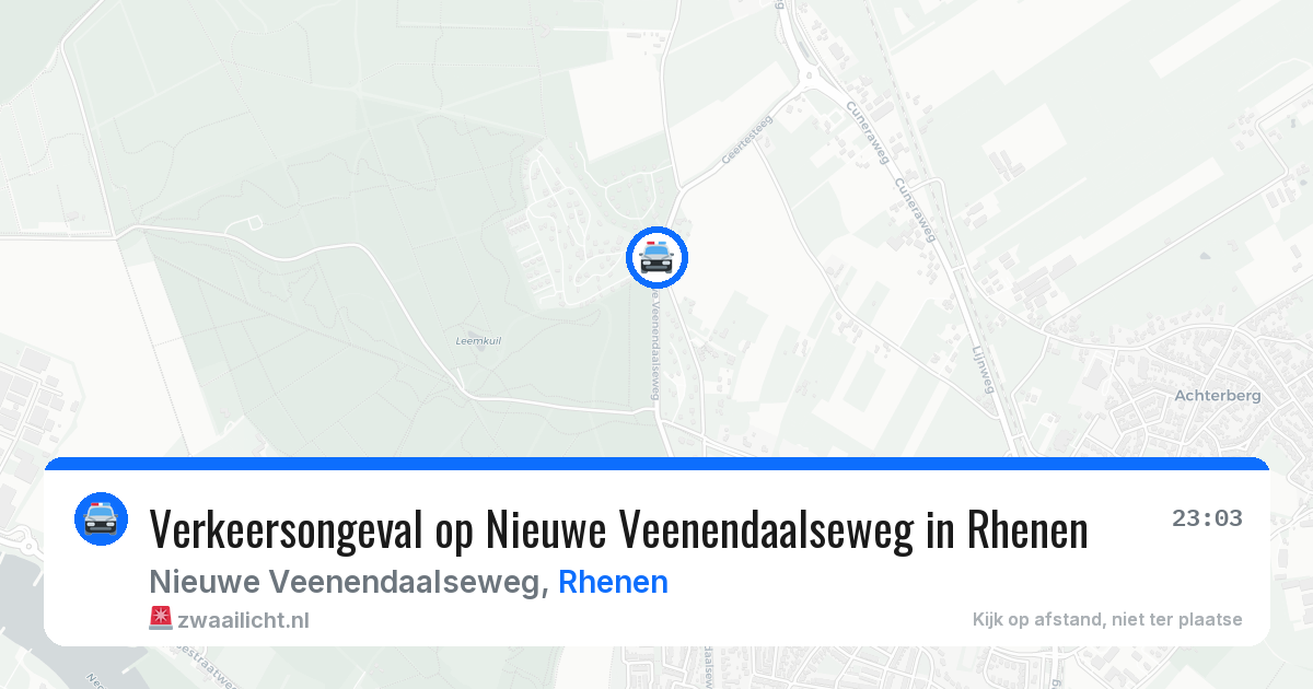 Verkeersongeval op Nieuwe Veenendaalseweg in Rhenen — 18 jun 2026