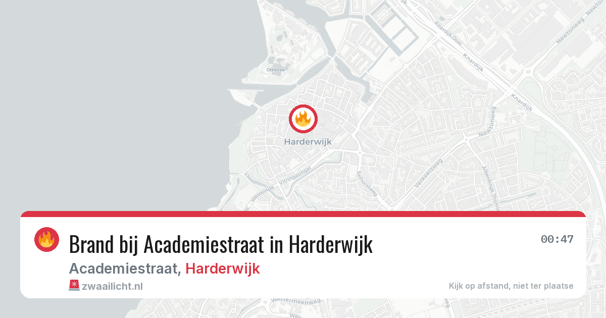 Brand bij Academiestraat in Harderwijk — 27 jun 2026