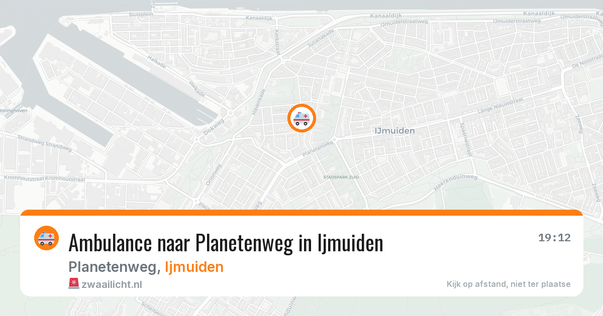 Ambulance naar Planetenweg in Ijmuiden — 7 apr 2026