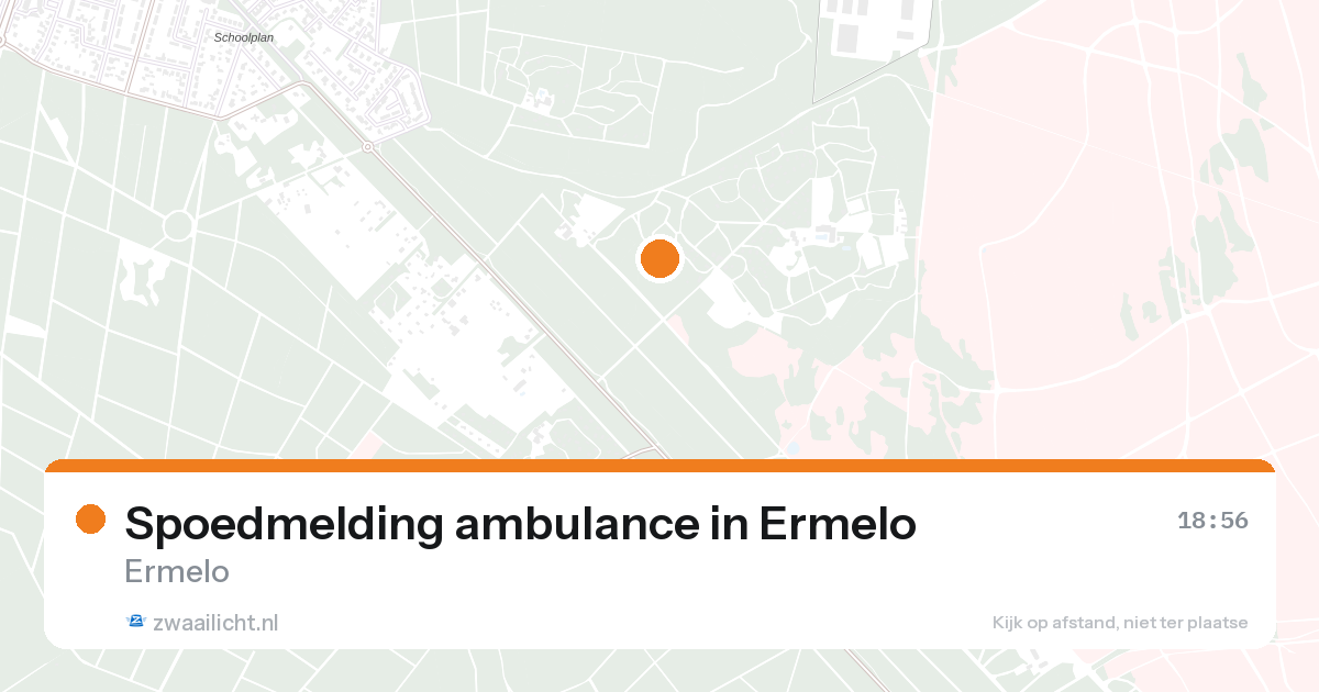 Spoedmelding ambulance in Ermelo — 15 apr 2026