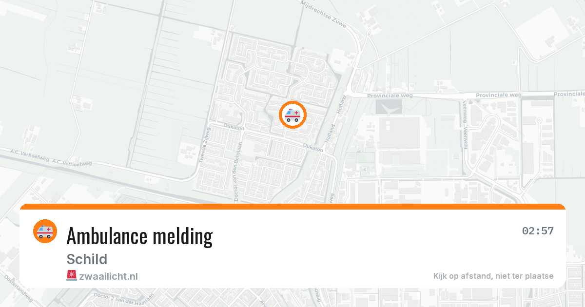 Ambulance melding — 31 mei 2026