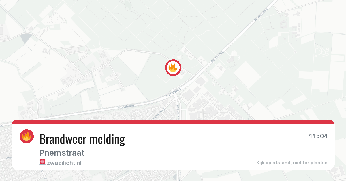 Brandweer melding — 7 apr 2026