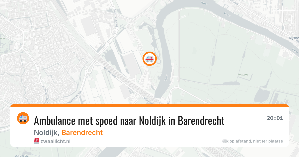 Ambulance met spoed naar Noldijk in Barendrecht — 27 jul 2026