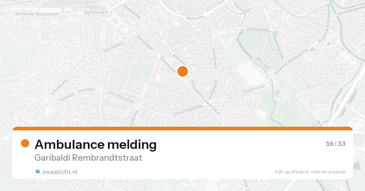 Ambulance melding — 7 feb 2026