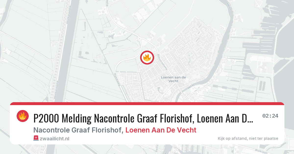 P2000 Melding Nacontrole Graaf Florishof, Loenen Aan De Vecht — 2 feb 2026
