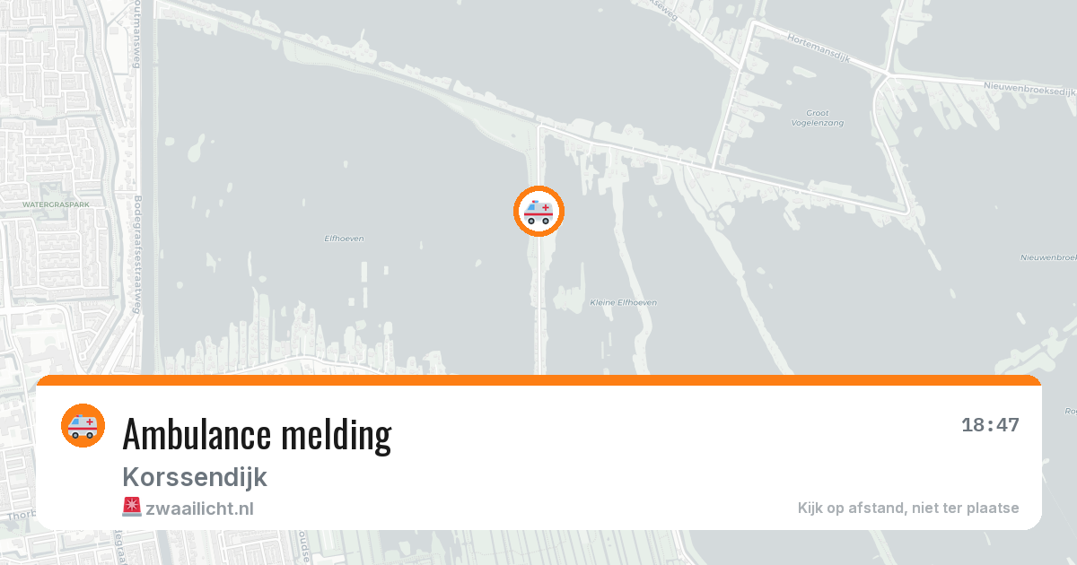 Ambulance melding — 16 jul 2026