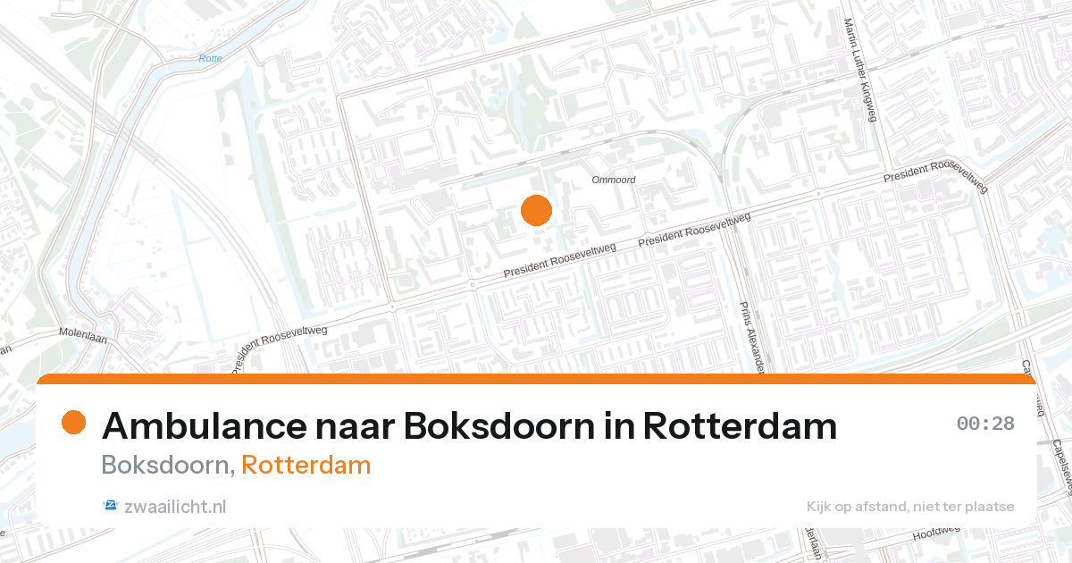 Ambulance naar Boksdoorn in Rotterdam — 31 jan 2026