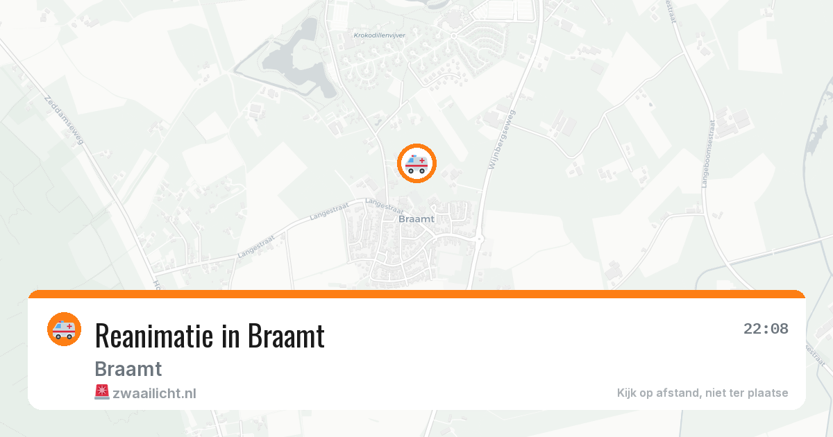 Reanimatie in Braamt — 15 jul 2026