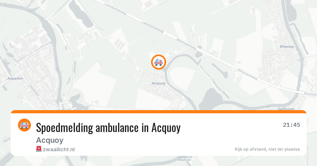 Spoedmelding ambulance in Acquoy — 12 jun 2026
