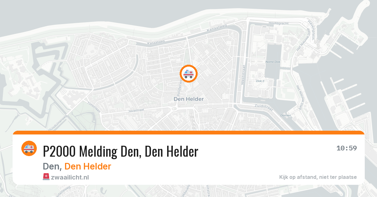 P2000 Melding Den, Den Helder — 24 mrt 2026