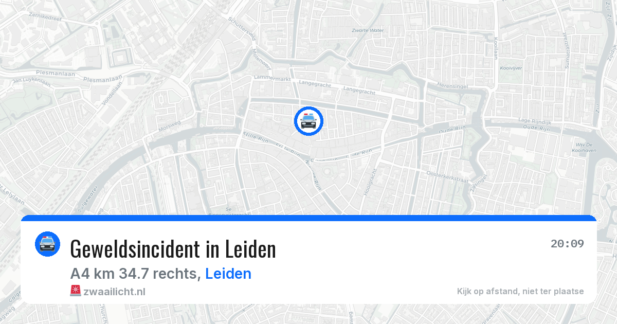 Geweldsincident in Leiden — 3 jun 2026