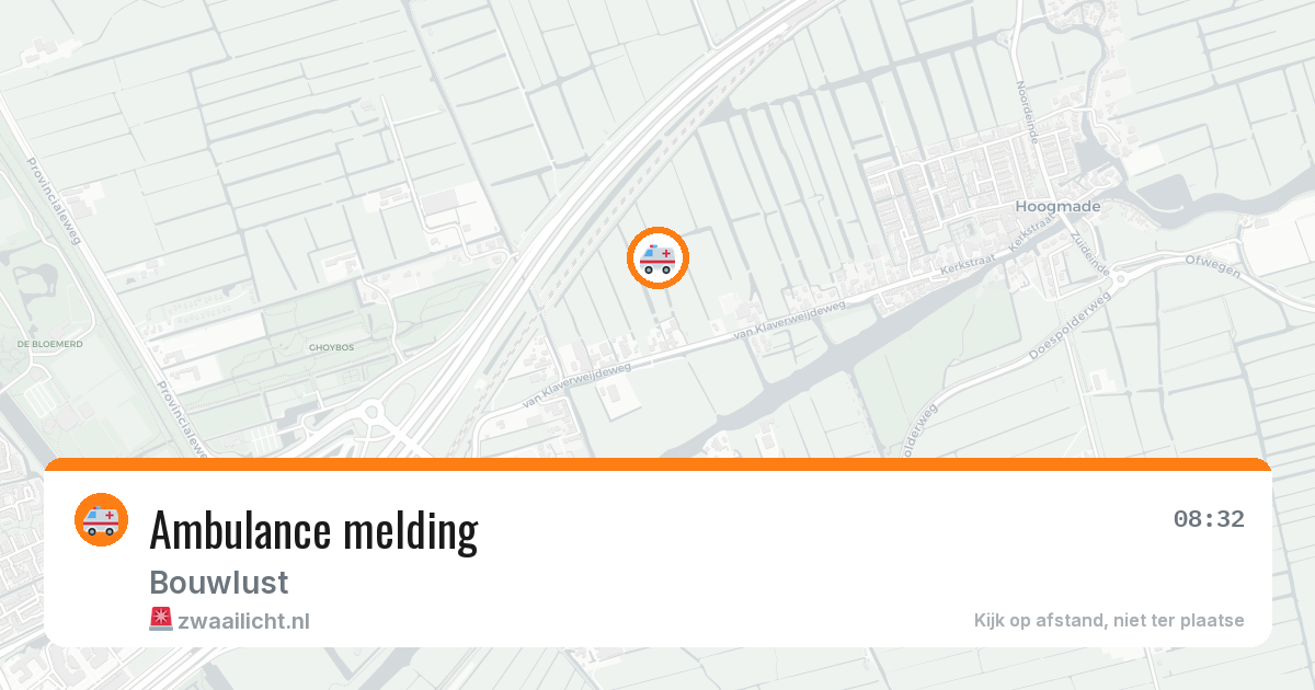 Ambulance melding — 2 jul 2026