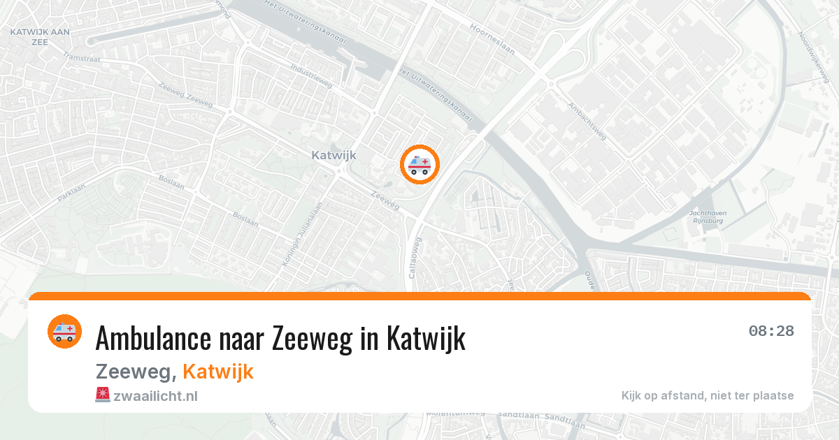 Ambulance naar Zeeweg in Katwijk — 9 apr 2026