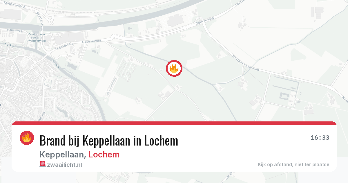 Brand bij Keppellaan in Lochem — 23 mrt 2026