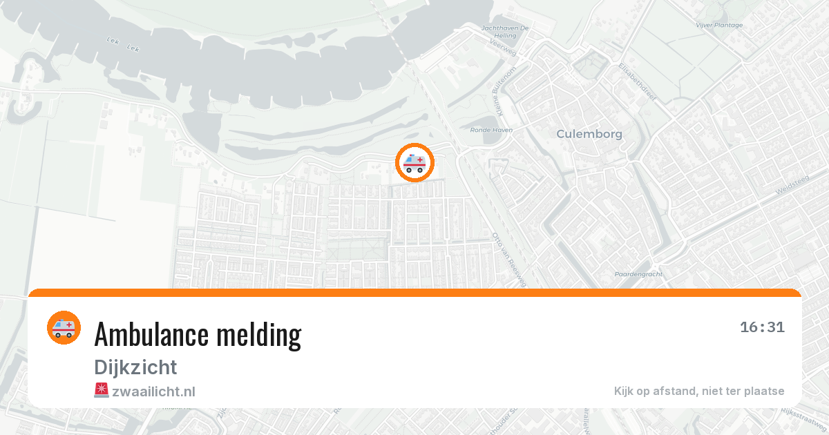 Ambulance melding — 23 jan 2026