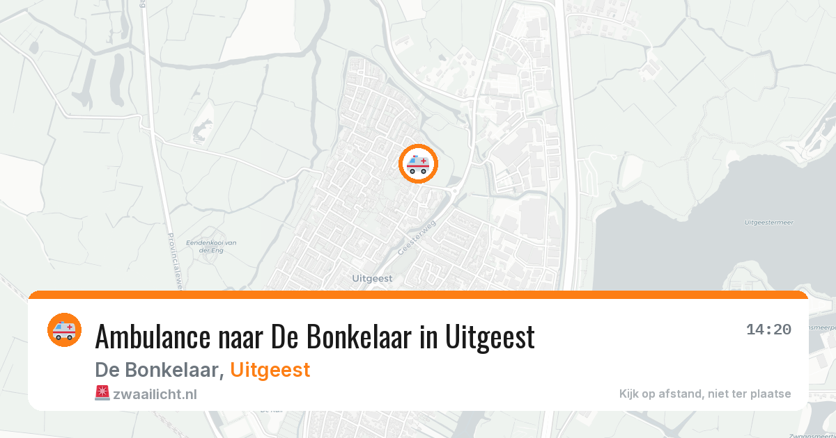 Ambulance naar De Bonkelaar in Uitgeest — 28 jun 2026