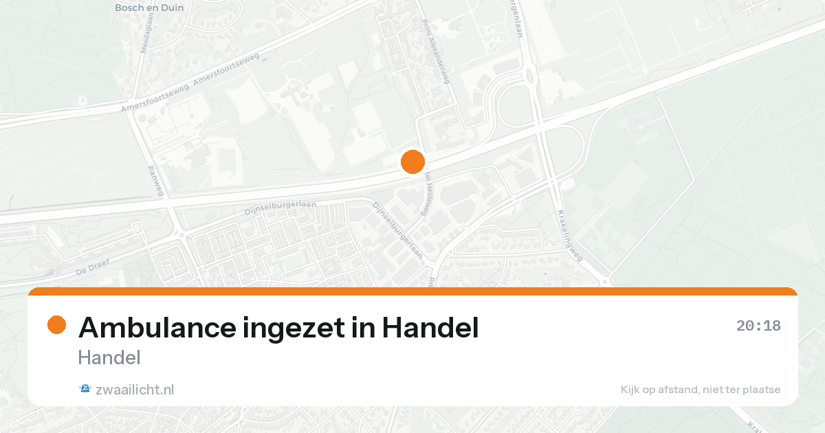 Ambulance ingezet in Handel — 31 jan 2026
