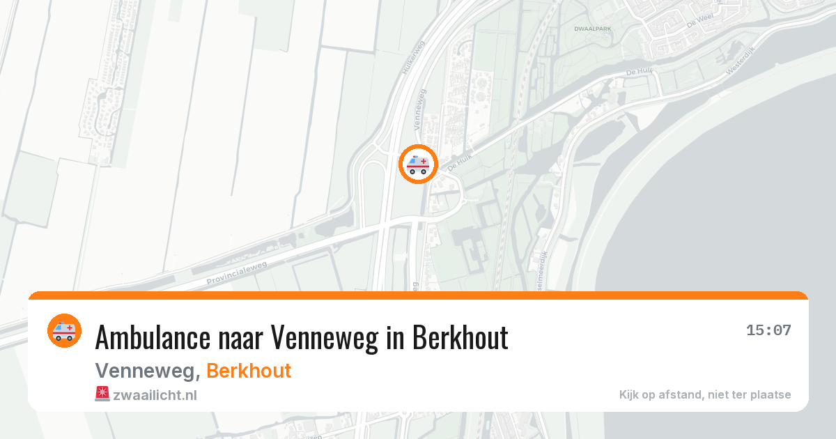 Ambulance naar Venneweg in Berkhout — 22 mei 2026