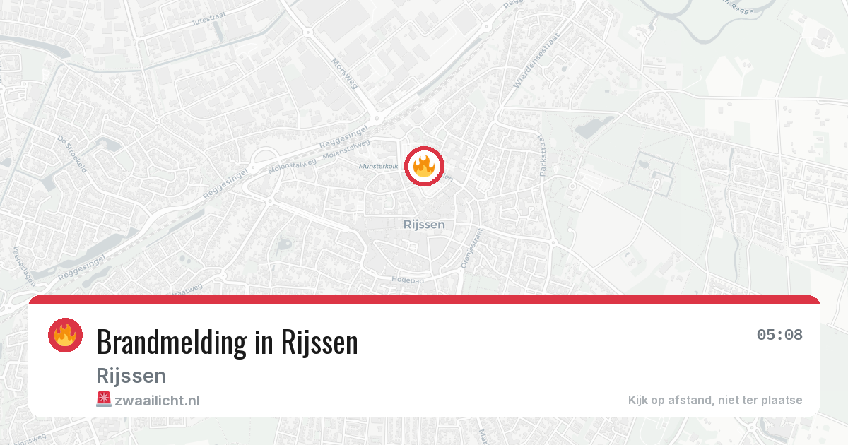 Brandmelding in Rijssen — 20 apr 2026