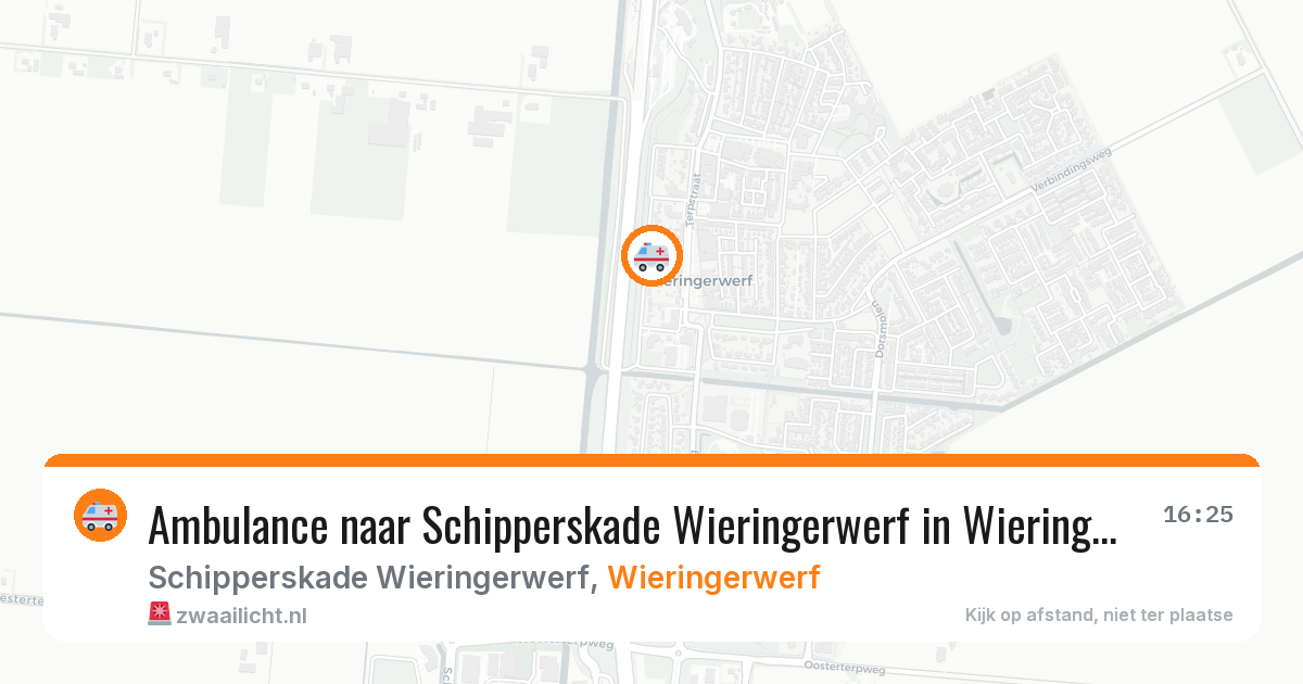 Ambulance naar Schipperskade Wieringerwerf in Wieringerwerf — 23 apr 2026