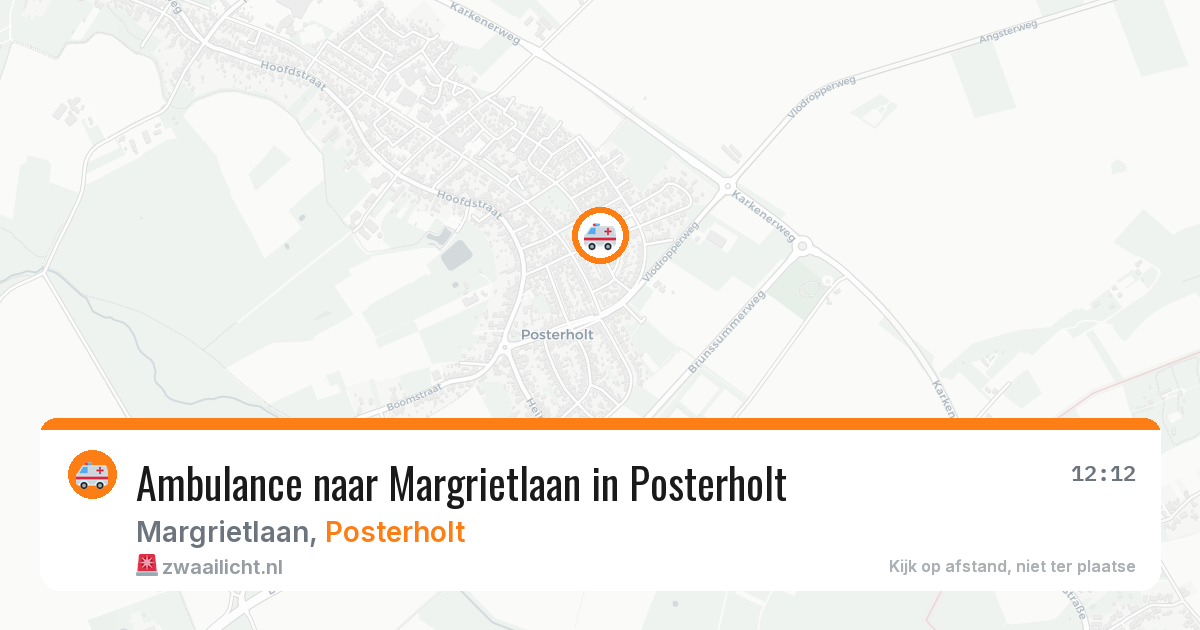 Ambulance naar Margrietlaan in Posterholt — 2 aug 2026