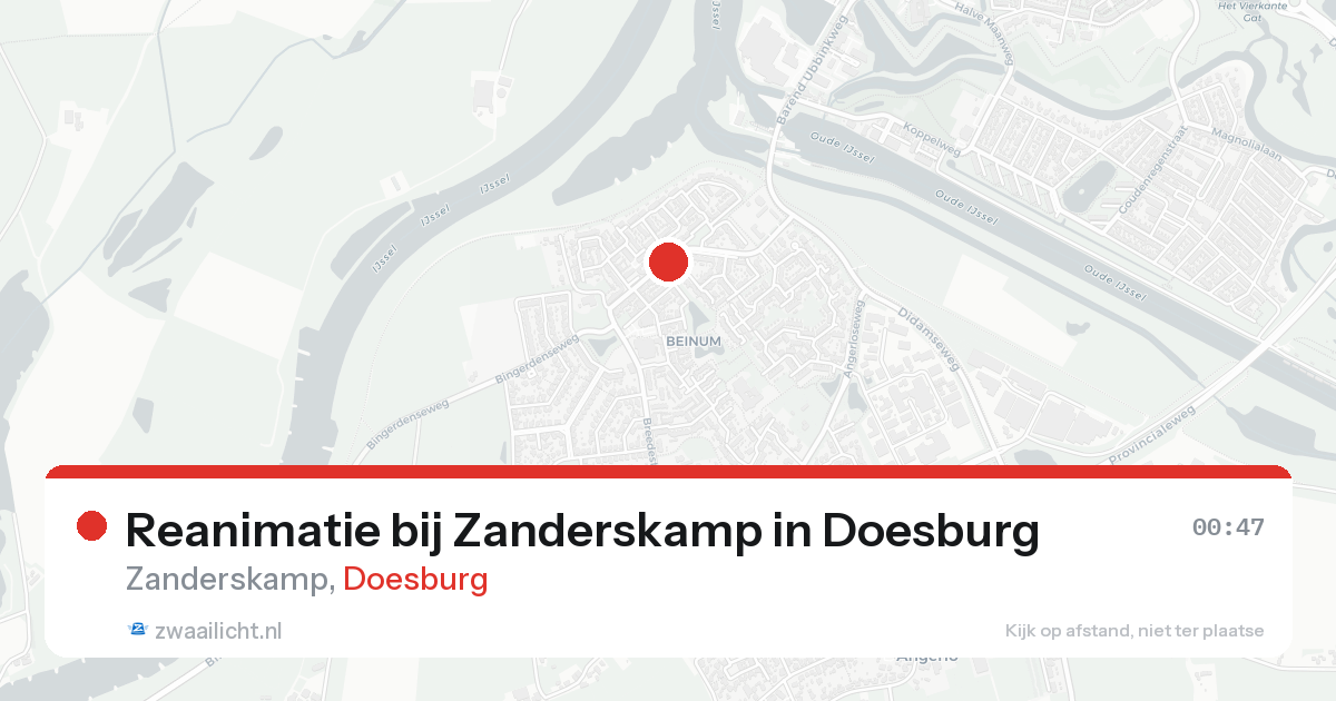 Reanimatie bij Zanderskamp in Doesburg — 7 feb 2026