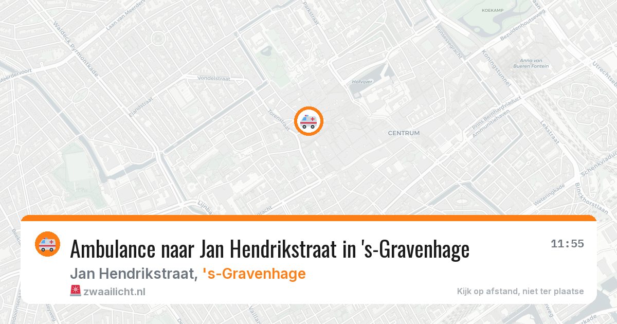 Ambulance naar Jan Hendrikstraat in 's-Gravenhage — 29 jan 2026