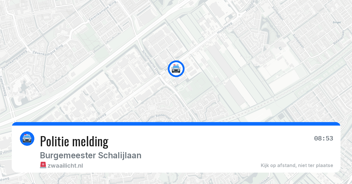 Politie melding — 18 jul 2026