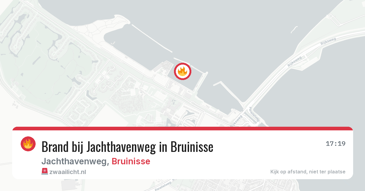 Brand bij Jachthavenweg in Bruinisse — 28 apr 2026