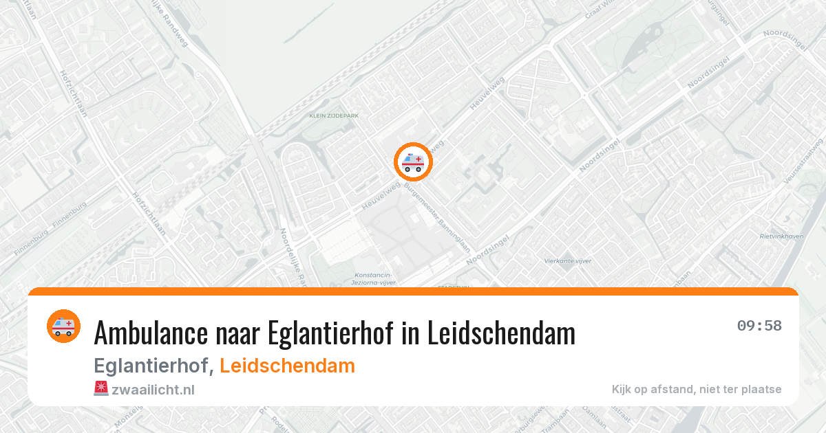 Ambulance naar Eglantierhof in Leidschendam — 23 jul 2026