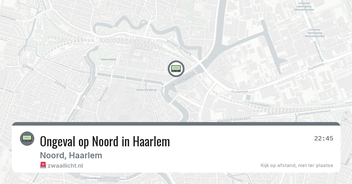 Ongeval op Noord in Haarlem — 21 feb 2026