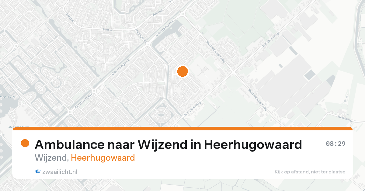 Ambulance naar Wijzend in Heerhugowaard — 7 feb 2026