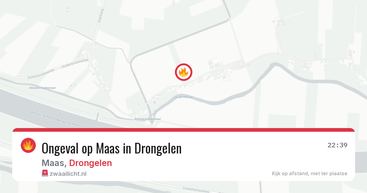 Ongeval op Maas in Drongelen — 23 mei 2026