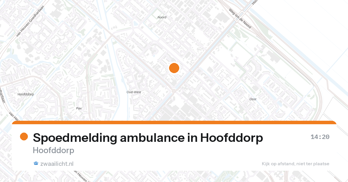Spoedmelding ambulance in Hoofddorp — 15 jun 2026
