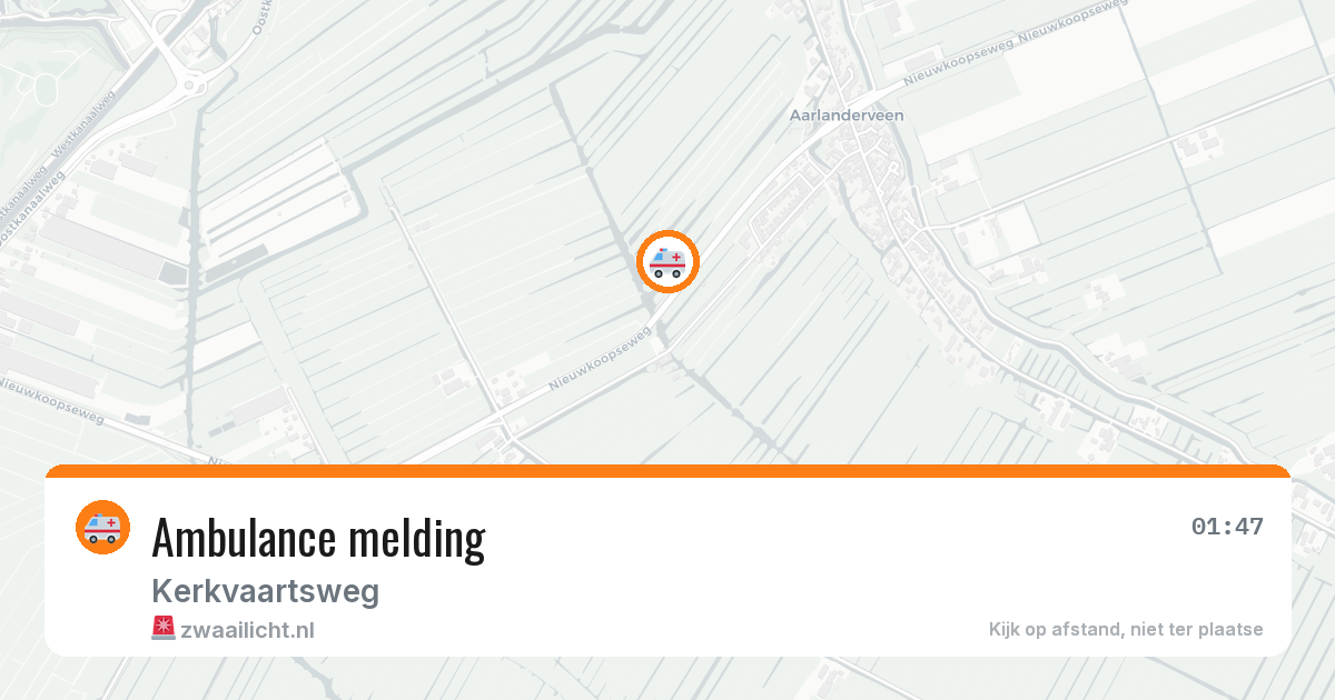 Ambulance melding — 30 jun 2026