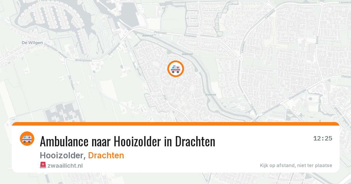 Ambulance naar Hooizolder in Drachten — 4 mrt 2026