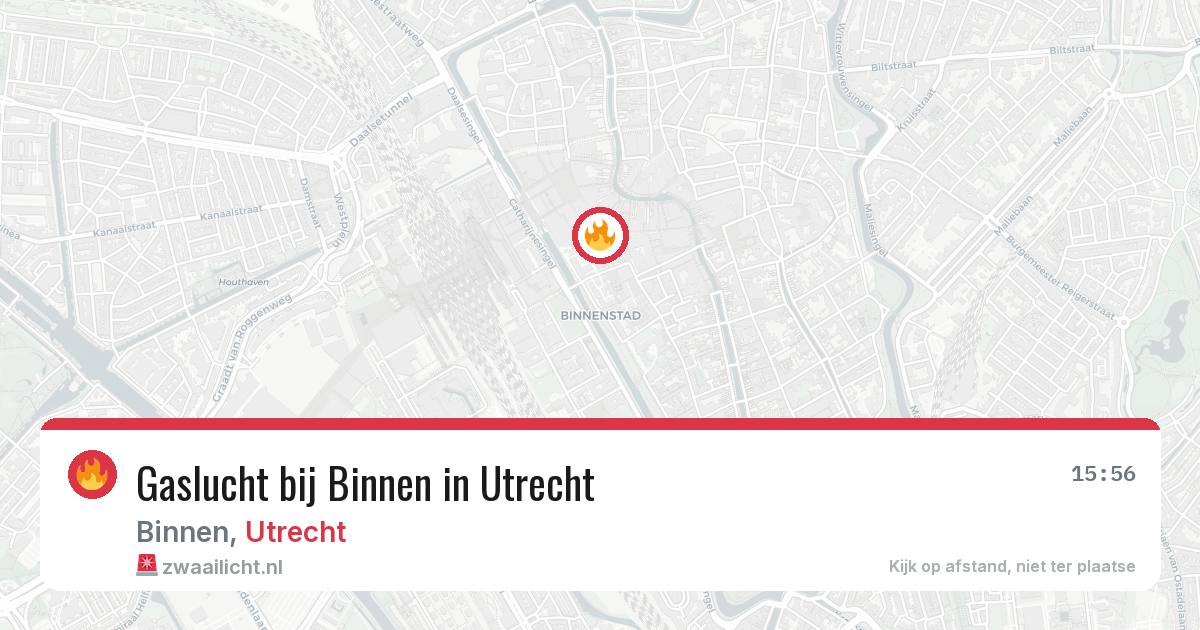 Gaslucht bij Binnen in Utrecht — 23 jan 2026