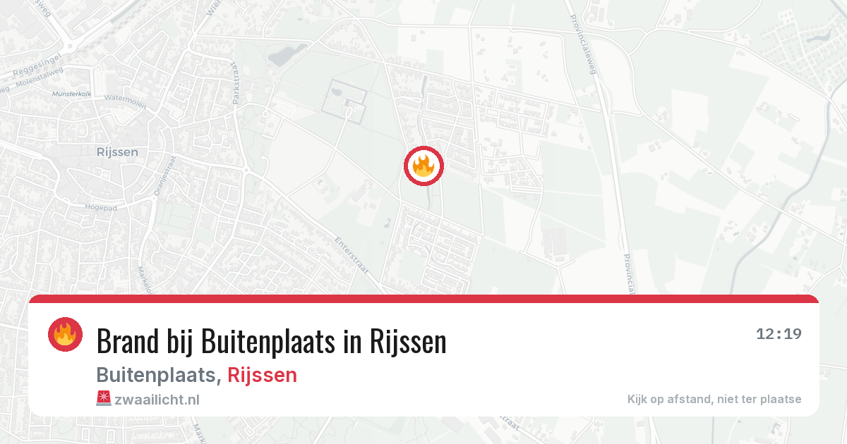 Brand bij Buitenplaats in Rijssen — 17 jun 2026