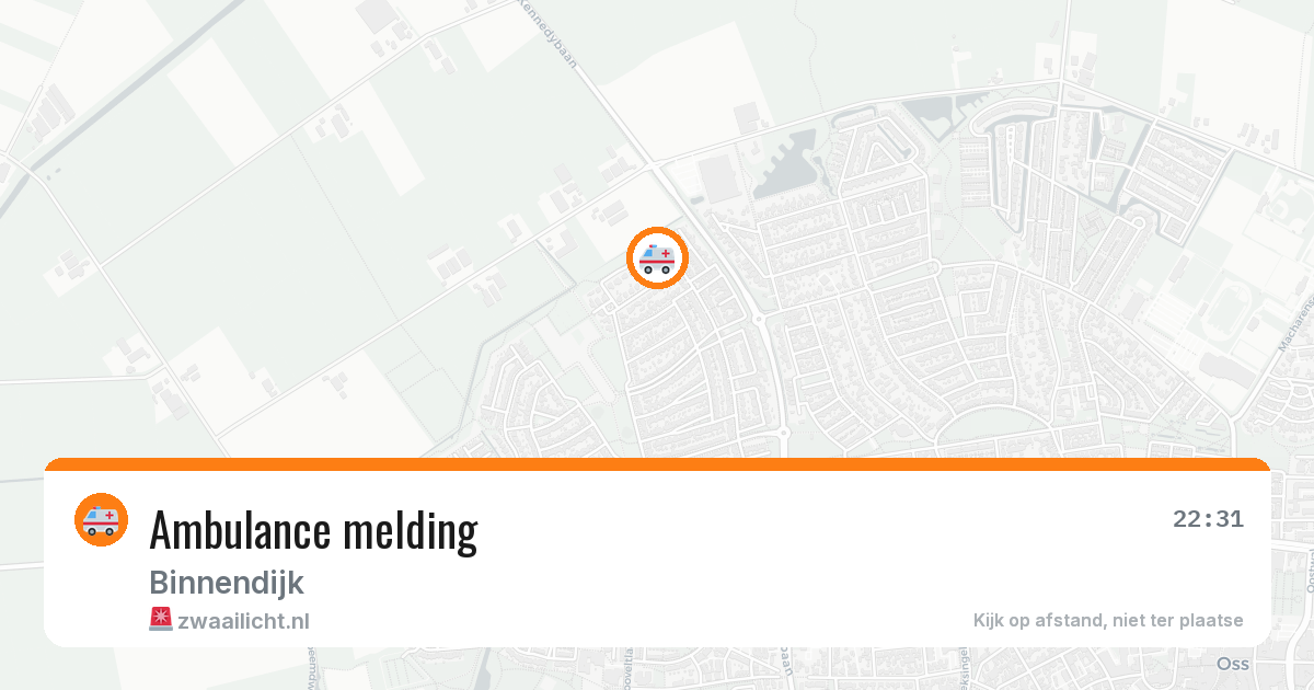 Ambulance melding — 22 jun 2026