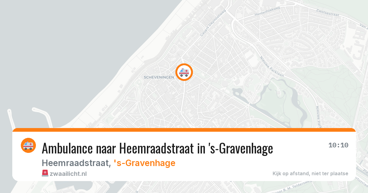 Ambulance naar Heemraadstraat in 's-Gravenhage — 3 jun 2026