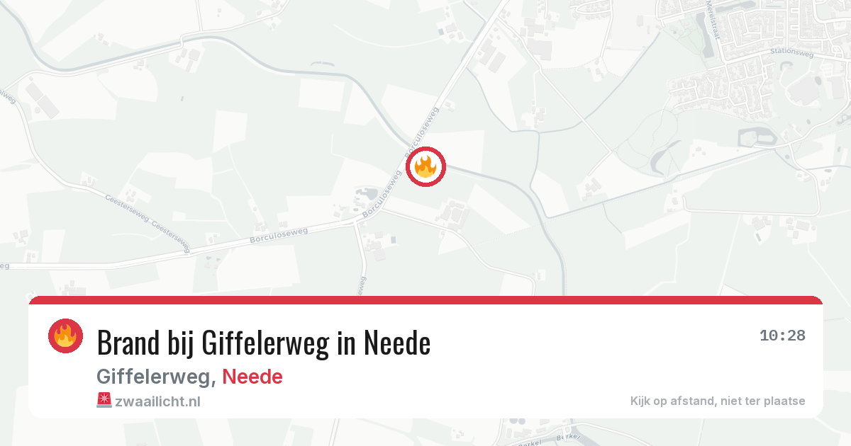 Brand bij Giffelerweg in Neede — 11 jul 2026