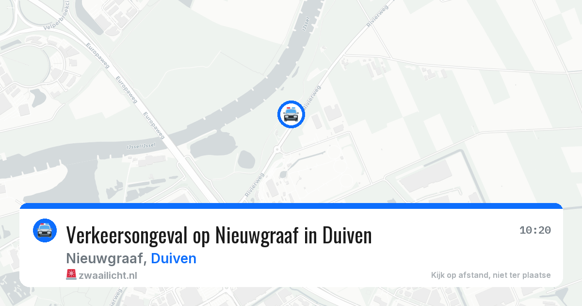 Verkeersongeval op Nieuwgraaf in Duiven — 18 apr 2026