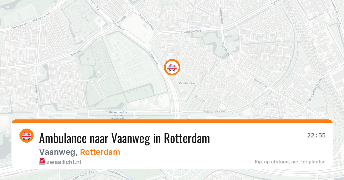 Ambulance naar Vaanweg in Rotterdam — 28 jan 2026