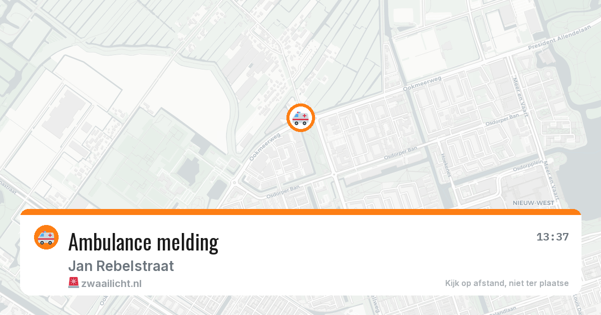 Ambulance melding — 4 jul 2026