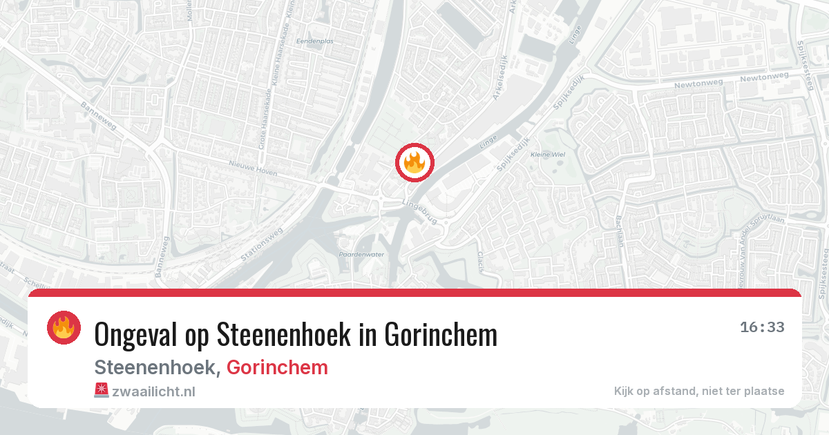 Ongeval op Steenenhoek in Gorinchem — 25 mrt 2026