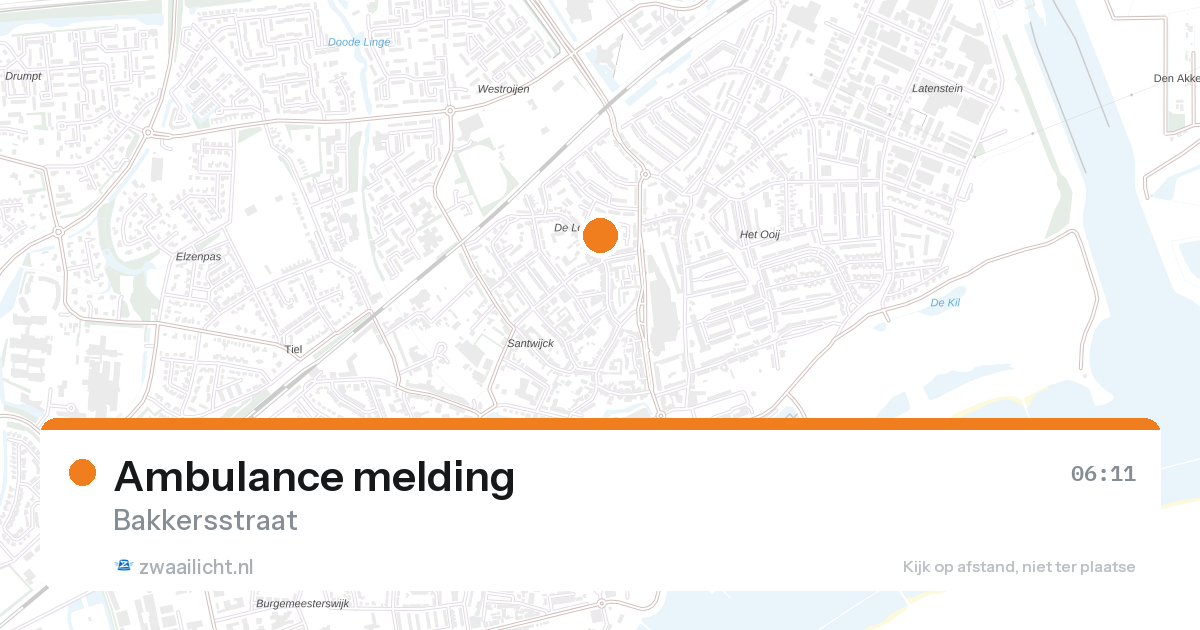 Ambulance melding — 7 feb 2026