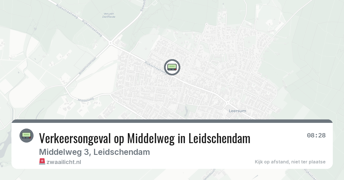 Verkeersongeval op Middelweg in Leidschendam — 11 feb 2026