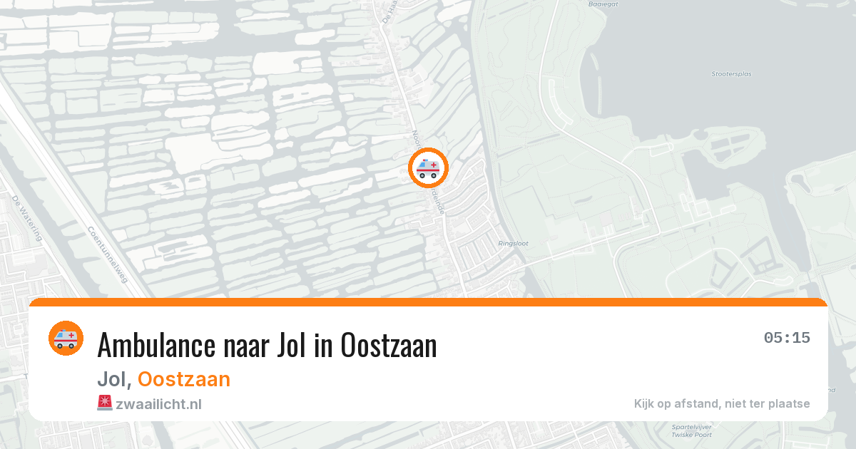 Ambulance naar Jol in Oostzaan — 28 feb 2026
