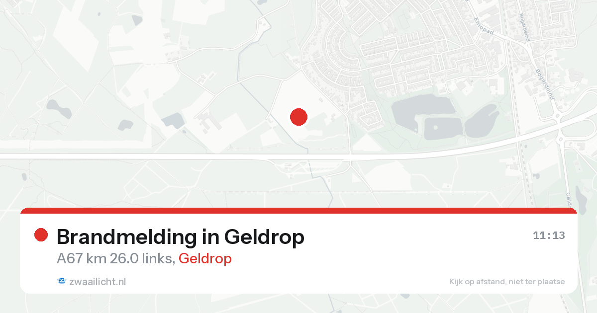 Brandmelding in Geldrop — 15 aug 2026