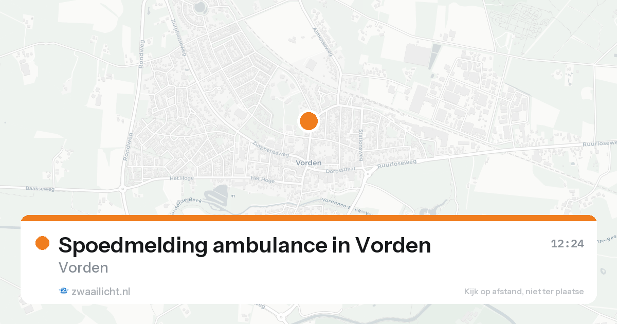 Spoedmelding ambulance in Vorden — 31 jan 2026